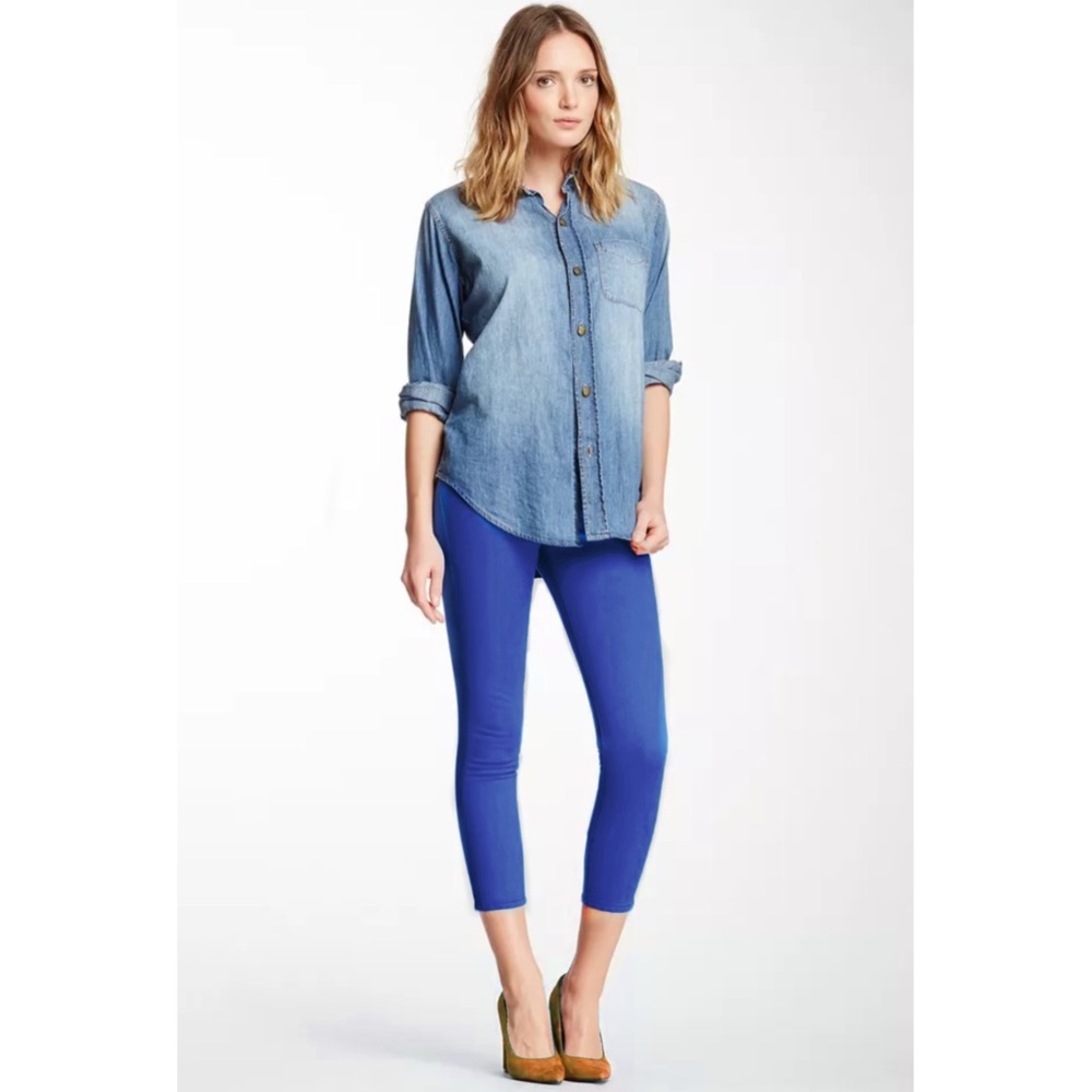 NWOT James Jeans High Class Skinny Crop Leggings Jeans in Malibu Size 26